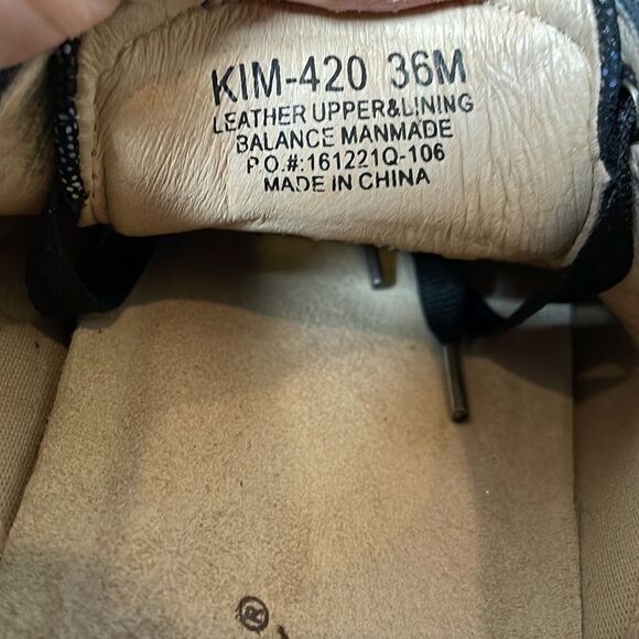 Alegria Kimi PRO Stone Roses Womens Sz 6-6.5/EU 36M Leather Metallic Floral Shoe - Picture 6 of 12